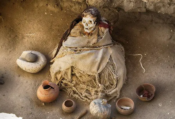 Discovery Of Pre-Columbian Incan Mummy Adorned with Centuries-Old Feathered Headdress In Proximity To Lima - Mnews