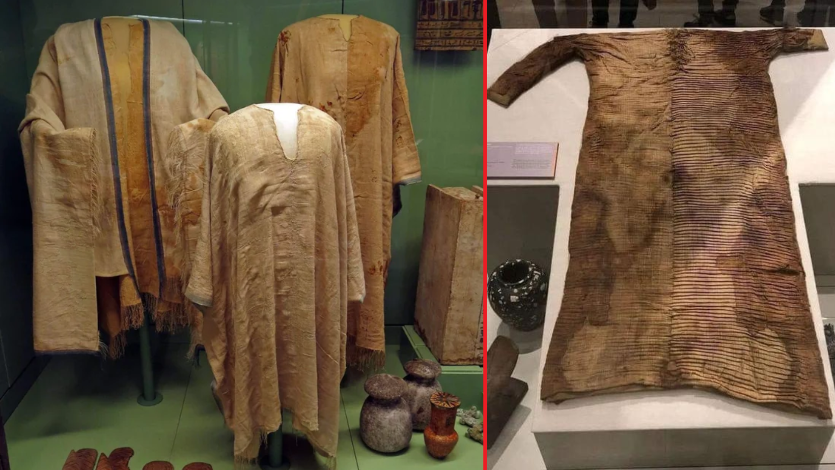A Glimpse into Antiquity: The Egyptian Museum’s Ancient 4,500-Year-Old Tunic ‎